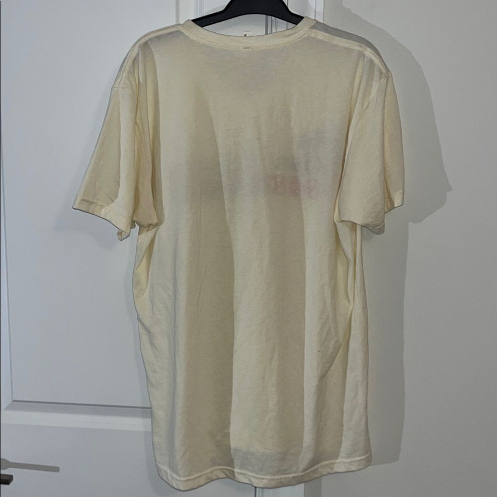 1848 Ole Miss Rebels Mississippi V-Neck Football Basketball T Shirt L Creme - Picture 4 of 4